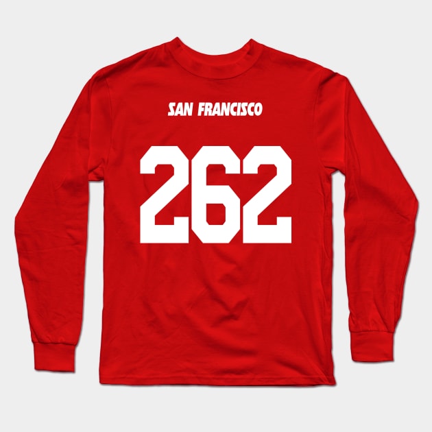 Mr. Irrelevant #262 Purdy Jersey (Front/Back Print) Long Sleeve T-Shirt by darklordpug